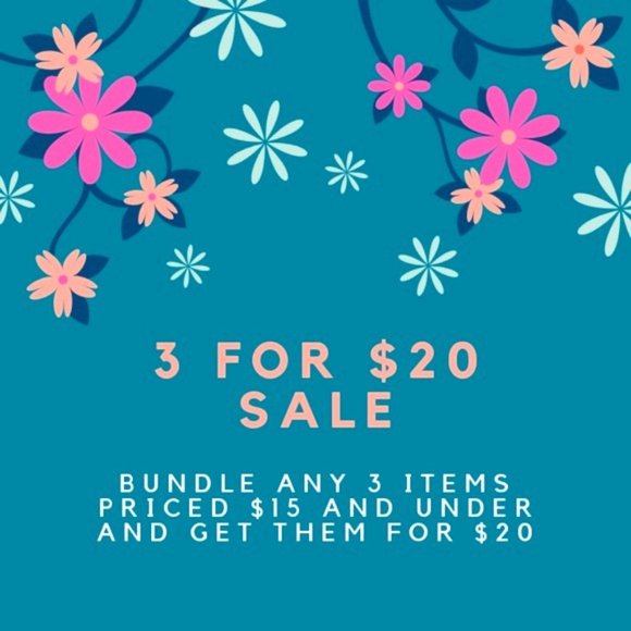 ๐๐ 3 FOR $20 SALE ๐๐ - Picture 1 of 1